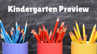  Pencils and Kindergarten Preview word