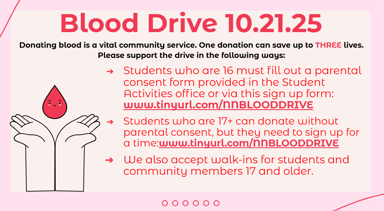  October 21, 2025 Blood Drive Information