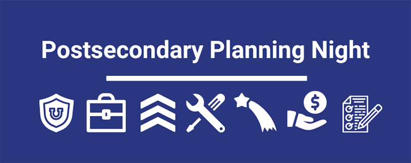 Postsecondary Planning Night Banner